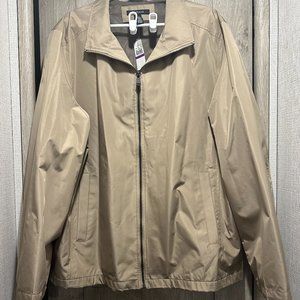 NWT Mens VanHeusen Full Zip Lightweight Jacket Size XXL